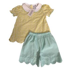 Ishtex Lemon Girl's Short‎ Set